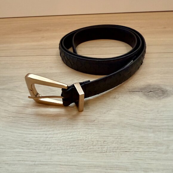 All Saints Snake Belt *Leather* XL
